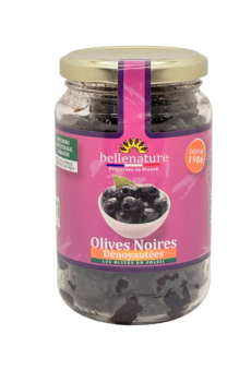 olives noires denoyautees bio bellenature bocal