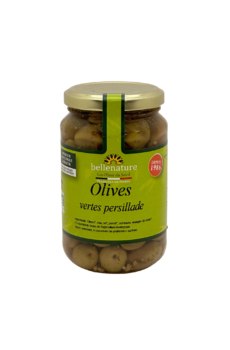 Olives vertes persillade bio bellenature bocal