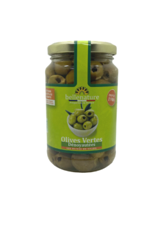 olives vertes dénoyautees bio bocal bellenature