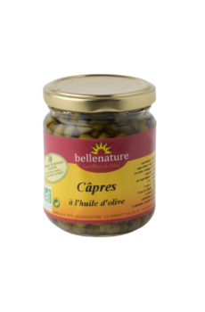 Capres huile olive bio Bellenature - Bocal