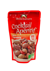 Cocktail olives apéritives bio sauce piquante Bellenature sachet